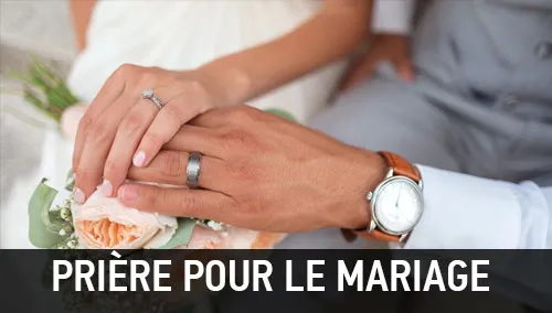 Prière pour le mariage